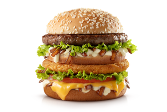 Double cheeseburger